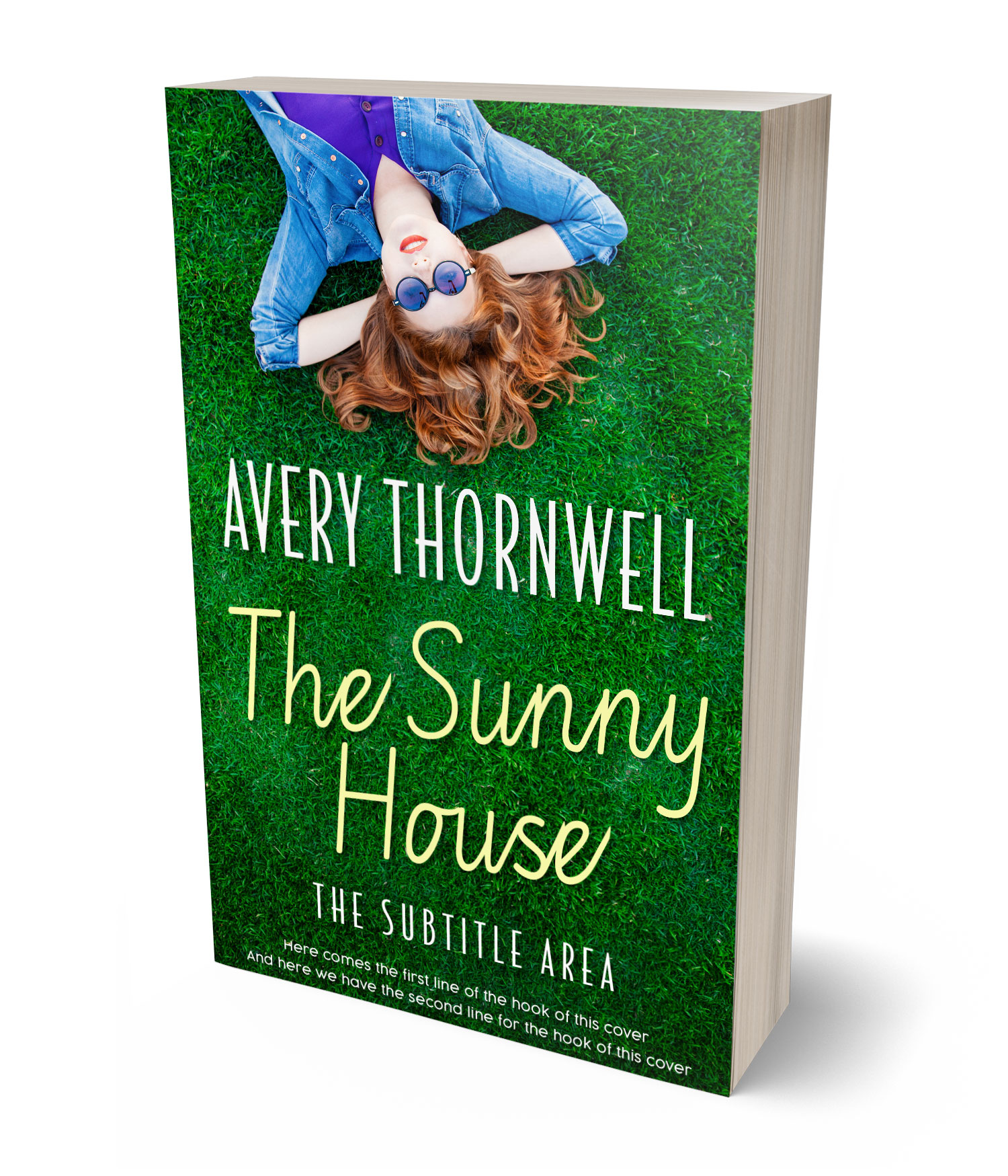 3D view of Premade Romance Book Cover - Dark Fern #18197 | BookCoverZone
