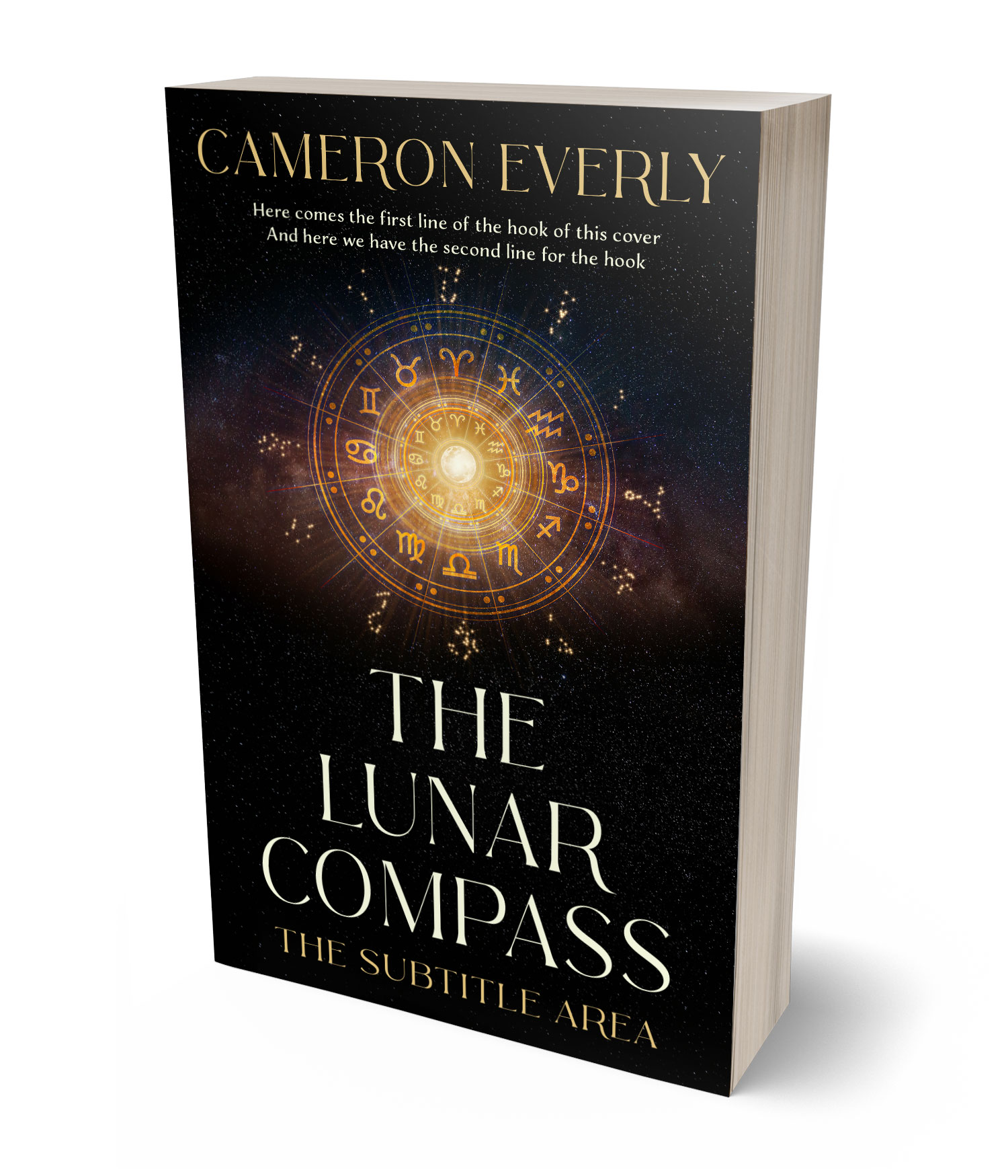 3D view of Premade  Book Cover - Laser #18262 | BookCoverZone*