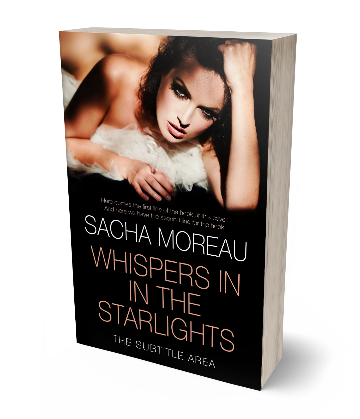3D view of Premade Erotica Book Cover - Cameo #18382 | BookCoverZone