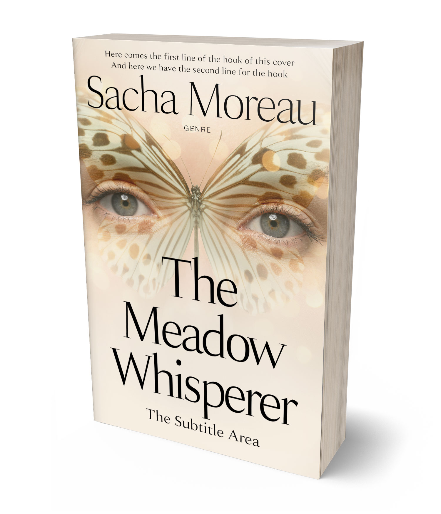 3D view of Premade  Book Cover - Parchment #18410 | BookCoverZone