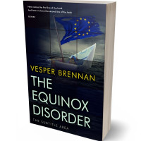 3D view of Premade Politics & Law & Society Book Cover - Vulcan