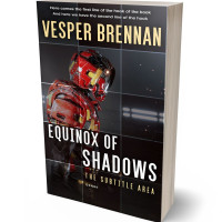 3D view of Premade Science Fiction Book Cover - Thunder