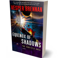 3D view of Premade Science Fiction Book Cover - Mirage