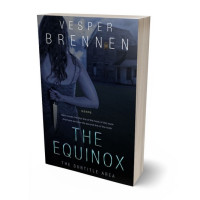 3D view of Premade Mystery & Thriller & Suspense Book Cover - Ebony