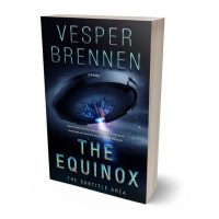 3D view of Premade Science Fiction Book Cover - Ebony