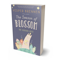 3D view of Premade Surreal Book Cover - Storm Gray