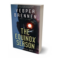 3D view of Premade Science Fiction Book Cover - Ebony Clay