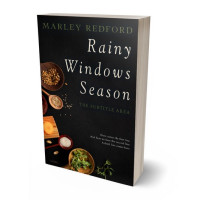 3D view of Premade Cookbooks & Food & Wine Book Cover - Cod Gray