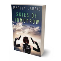 3D view of Premade Mystery & Thriller & Suspense Book Cover - Wafer