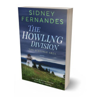 3D view of Premade Literary Fiction Book Cover - Oxford Blue