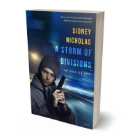 Tablet view of Cloud Burst #20535 - Premade Action & Adventure Book Cover