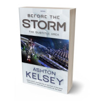 3D view of Premade Science Fiction Book Cover - Geyser