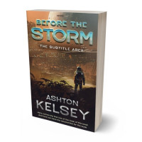 Tablet view of Taupe #20592 - Premade Science Fiction Book Cover