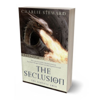 3D view of Premade Fantasy Book Cover - White Rock