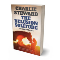 3D view of Premade Literary Fiction Book Cover - Parchment