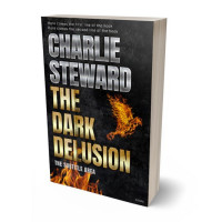 3D view of Premade Fantasy Book Cover - Tan