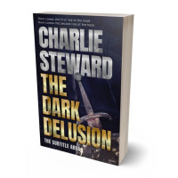 3D view of Premade Fantasy Book Cover - Steel Gray