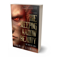3D view of Premade Horror Book Cover - Coffee Bean