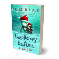 3D view of Premade Children's Book Cover - Aquamarine Blue