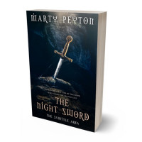 3D view of Premade Fantasy Book Cover - Ebony