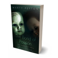 3D view of Premade Horror Book Cover - Racing Green