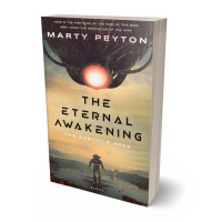 3D view of Premade Science Fiction Book Cover - Indian Khaki