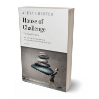 3D view of Premade Business Book Cover - Quill Gray