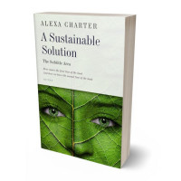 3D view of Premade Nature Book Cover - Green House