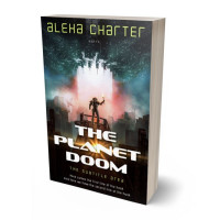 3D view of Premade Science Fiction Book Cover - Shark