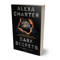 3D view of Premade Mystery & Thriller & Suspense Book Cover - Cod Gray