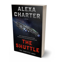 3D view of Premade Science Fiction Book Cover - Woodsmoke