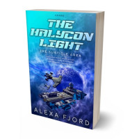 3D view of Premade Science Fiction Book Cover - St Tropaz