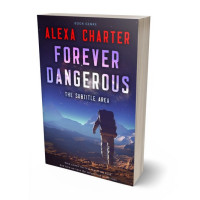 3D view of Premade Science Fiction Book Cover - Bleached Cedar