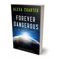 3D view of Premade Science Fiction Book Cover - Powder Ash