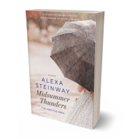 3D view of Premade Literary Fiction Book Cover - Wafer