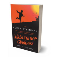 3D view of Premade Teen & Young Adult Book Cover - Flamingo