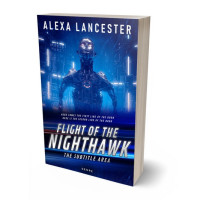 3D view of Premade Science Fiction Book Cover - Deep Sapphire