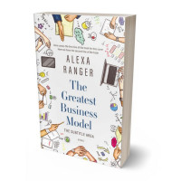 3D view of Premade Business Book Cover - Pampas