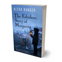 3D view of Premade Teen & Young Adult Book Cover - Steel Blue