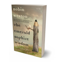 3D view of Premade Abstract Book Cover - Donkey Brown