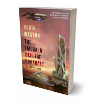 3D view of Premade Science Fiction Book Cover - Au Chico