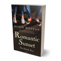 3D view of Premade Romance Book Cover - Cocoa Brown