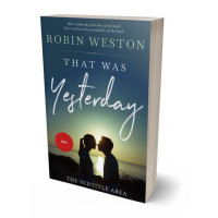 3D view of Premade Romance Book Cover - Oxford Blue