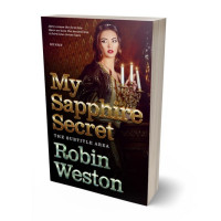 3D view of Premade Historical Book Cover - Coffee Bean