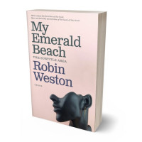 3D view of Premade Surreal Book Cover - Bright Gray