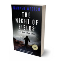 3D view of Premade Mystery & Thriller & Suspense Book Cover - Gray Nickel