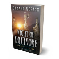 3D view of Premade Fantasy Book Cover - Dune