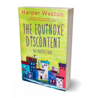 Tablet view of Yellow Green #22792 - Premade Abstract Book Cover