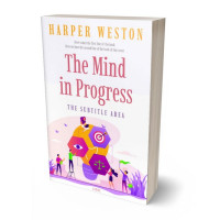 3D view of Premade Business Book Cover - Mulberry