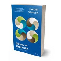 3D view of Premade Abstract Book Cover - Thistle Green